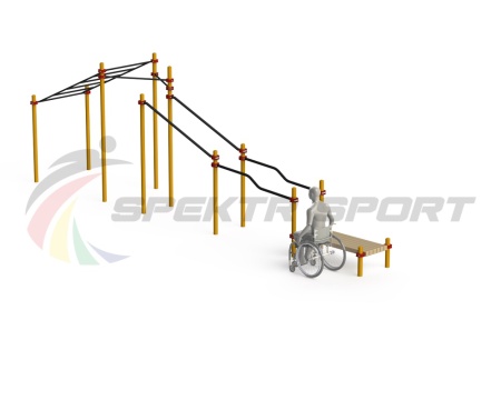 Купить Спортивный комплекс для инвалидов-колясочников WRK-D22_76mm в Ардоне 